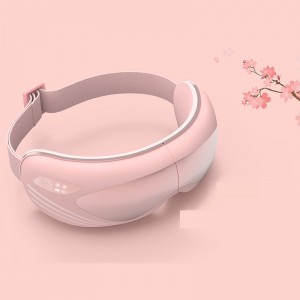 Uusi suunnittelu 4D Visuaalinen sähkölämmitetty ilmanpaine -silmien hierontalaite, kannettava mini älykäs ilmanpaine silmä väsymys Migreeni Smart Eye Mask Glass Värinä Kuuma kompressio silmä rentoutua, parantaa silmien kiertoa, vähentää kuivia silmiä, Tummat ympyrät